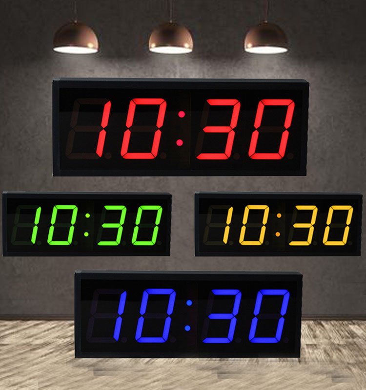 Đồng hồ thời gian cho nhà xưởng công nghiệp loại LED