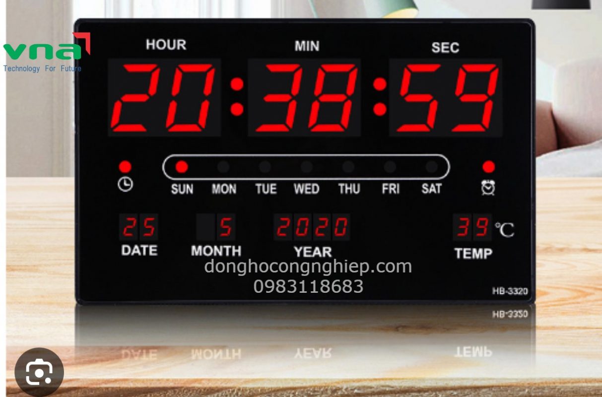 Đồng hồ điện tử LED lịch vạn niên