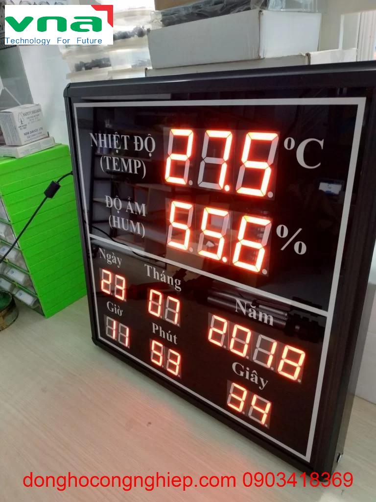 Operating principle of LED screen temperature and humidity meter